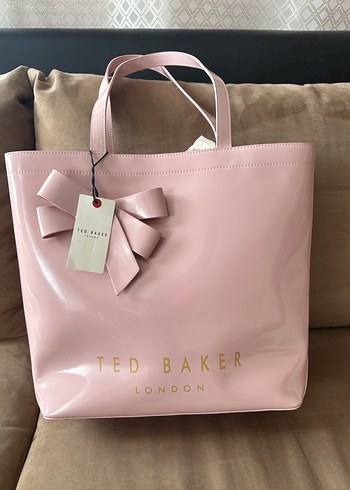 Ted Baker Pudra Pembe Deri Kadın Omuz Çantası