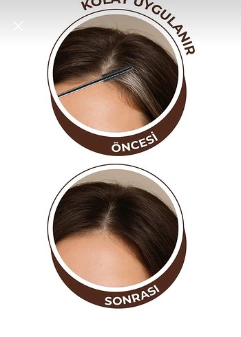 Mara Saç Maskarası - Koyu Kahverengi - Görsel 2