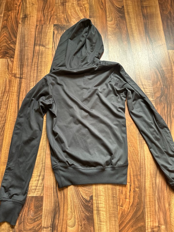 Siyah Fermuarlı Kadın Spor Ceket - Görsel 4