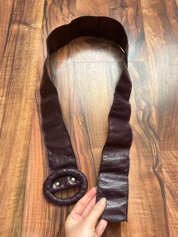 Koyu Mor Kadın Kemer - Görsel 3