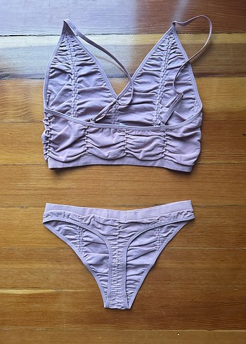 Pembe Strappy Camasir Takımı - Görsel 4