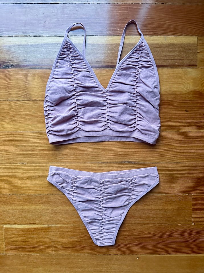 Pembe Strappy Camasir Takımı - Görsel 3