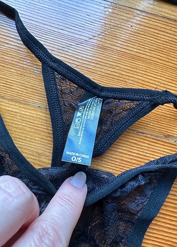 Siyah Dantel Sütyen ve Tanga Takımı - Görsel 3