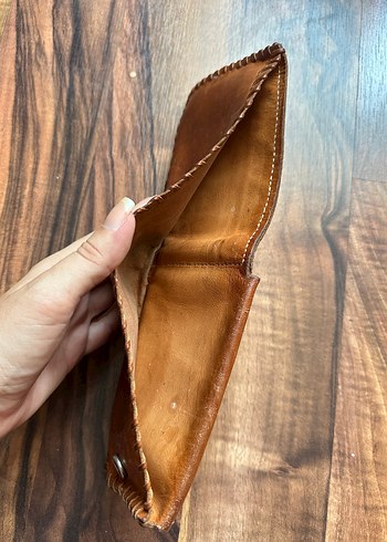 Kahverengi Vintage Erkek Cüzdanı - Görsel 3