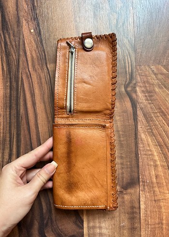 Kahverengi Vintage Erkek Cüzdanı - Görsel 4