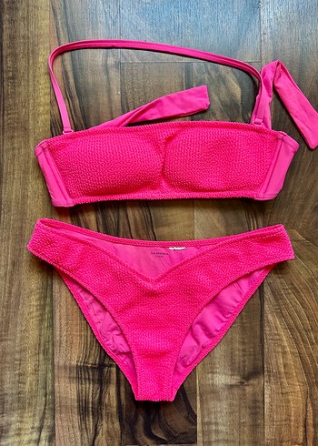Pembe Strappy Mini Bikini