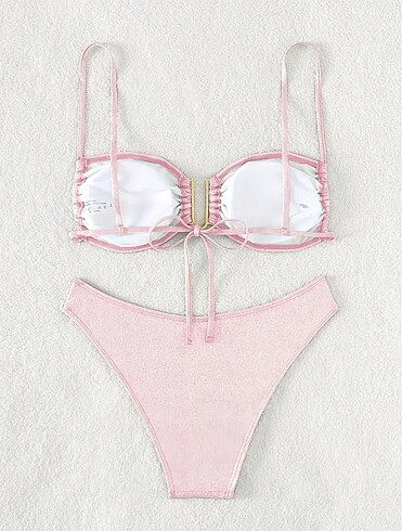 s Beden Pembe Bikini Seti