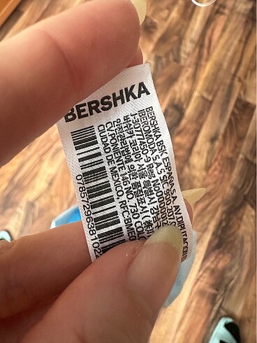 s Beden mavi Renk Bershka Crop