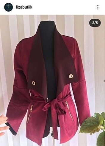 38 beden süet kaban