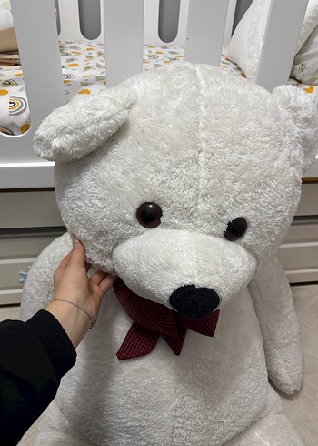 Beyaz Peluş Oyuncak Ayı - Görsel 3