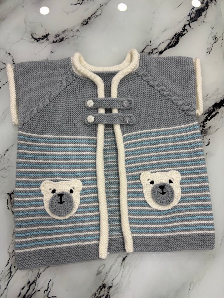 #bebek yeleği #yelek #bebek - Görsel 5