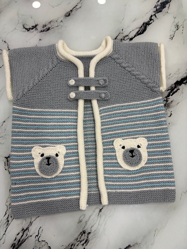 #bebek yeleği #yelek #bebek - Görsel 4