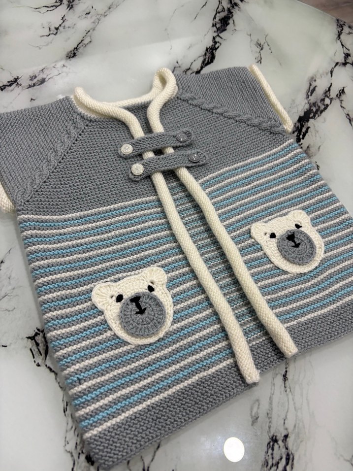 #bebek yeleği #yelek #bebek - Görsel 2