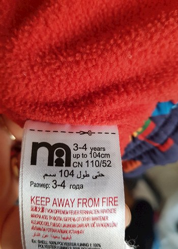 mother care iş makineleri desenli mont - Görsel 6