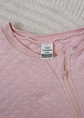 Fermuarlı Pembe Bebek Kız Tulum - Görsel 4