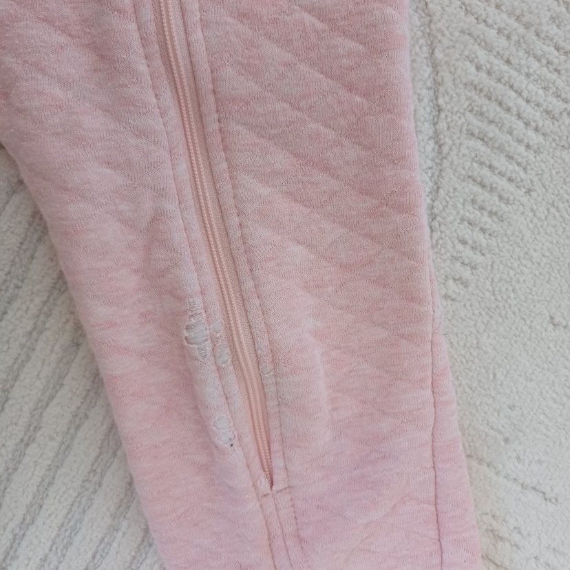 Fermuarlı Pembe Bebek Kız Tulum - Görsel 3