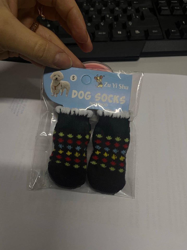 Köpek kaymax Çok Renkli Tie-Dye Çorap - Görsel 3