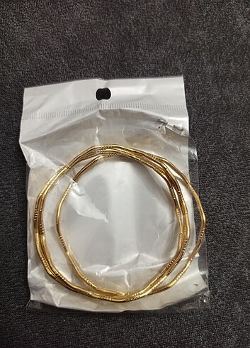 Çelik Ajda zikzak bilezik 4lü - Görsel 3