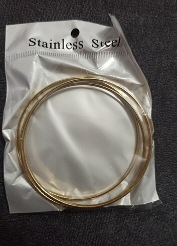 Çelik Ajda bilezik 3lü - Görsel 2