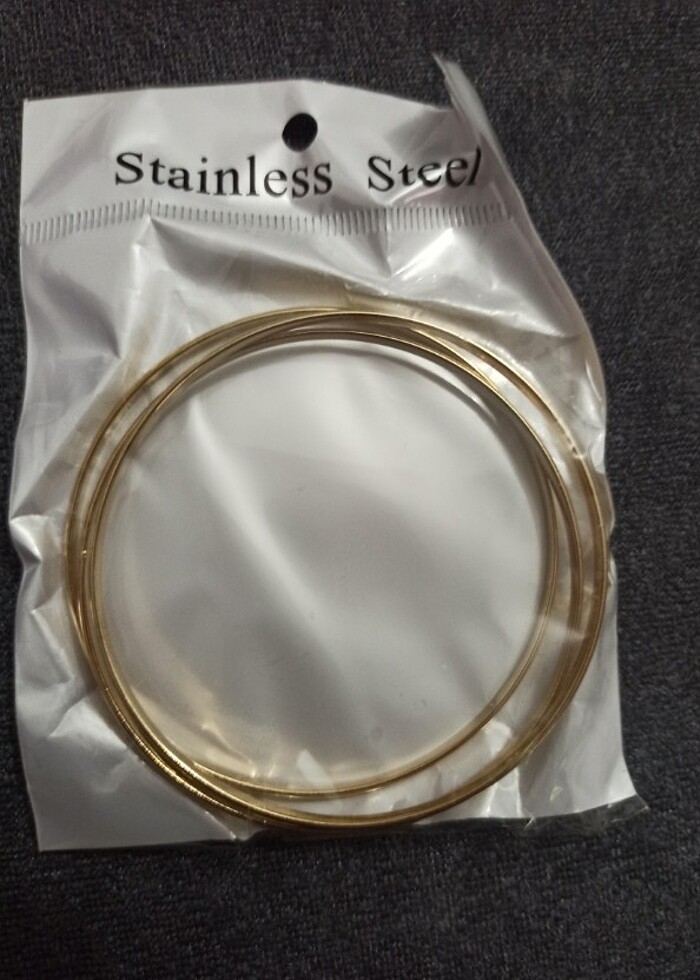 Çelik Ajda bilezik 3lü  - Görsel 2