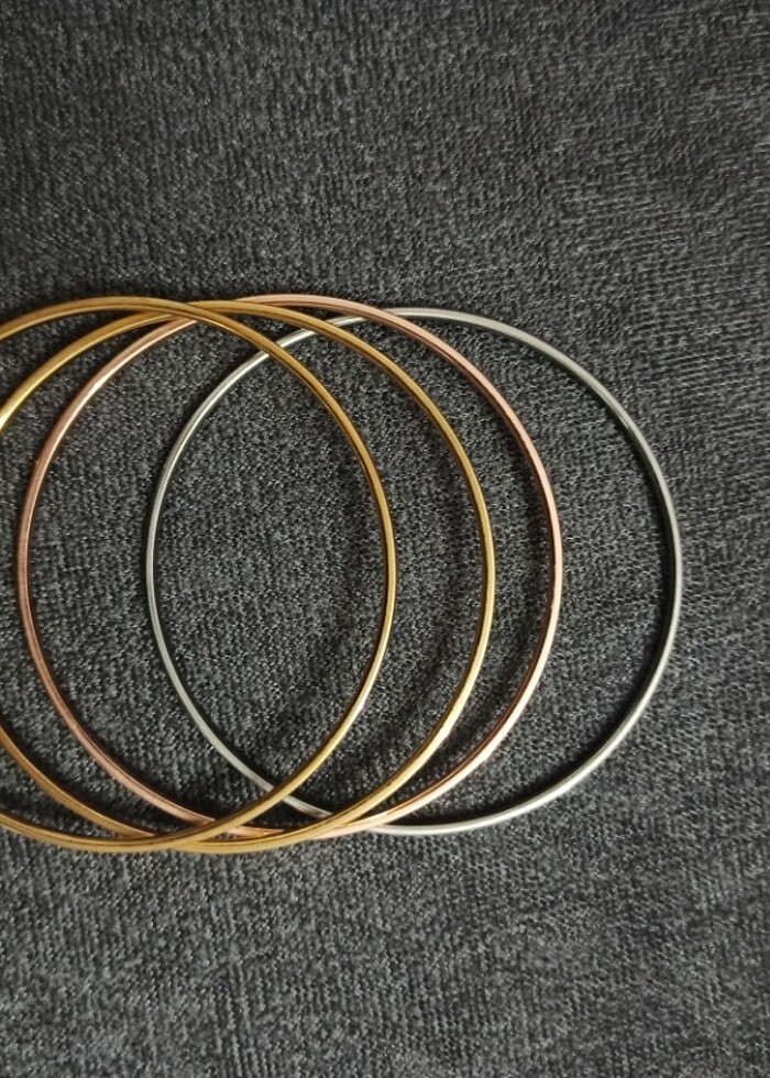 Çelik Ajda bilezik 4lü  - Görsel 3