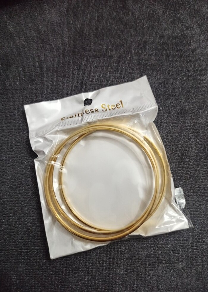 Çelik Ajda bilezik 3lü  - Görsel 2