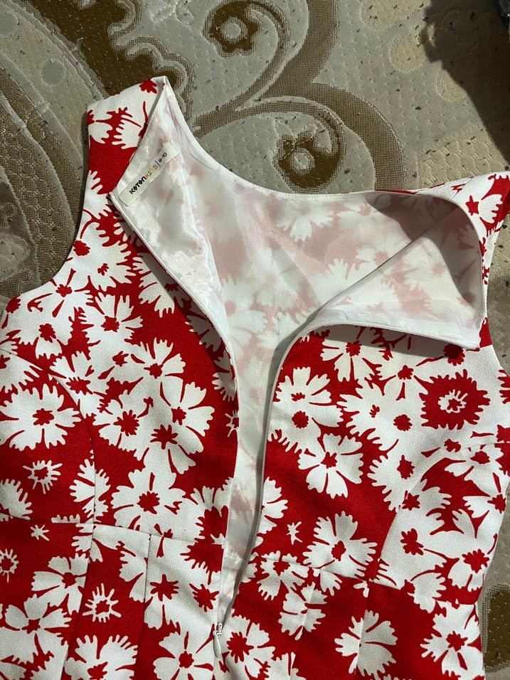 Koton Kolsuz Çiçekli Kız Çocuk Elbisesi - Görsel 2