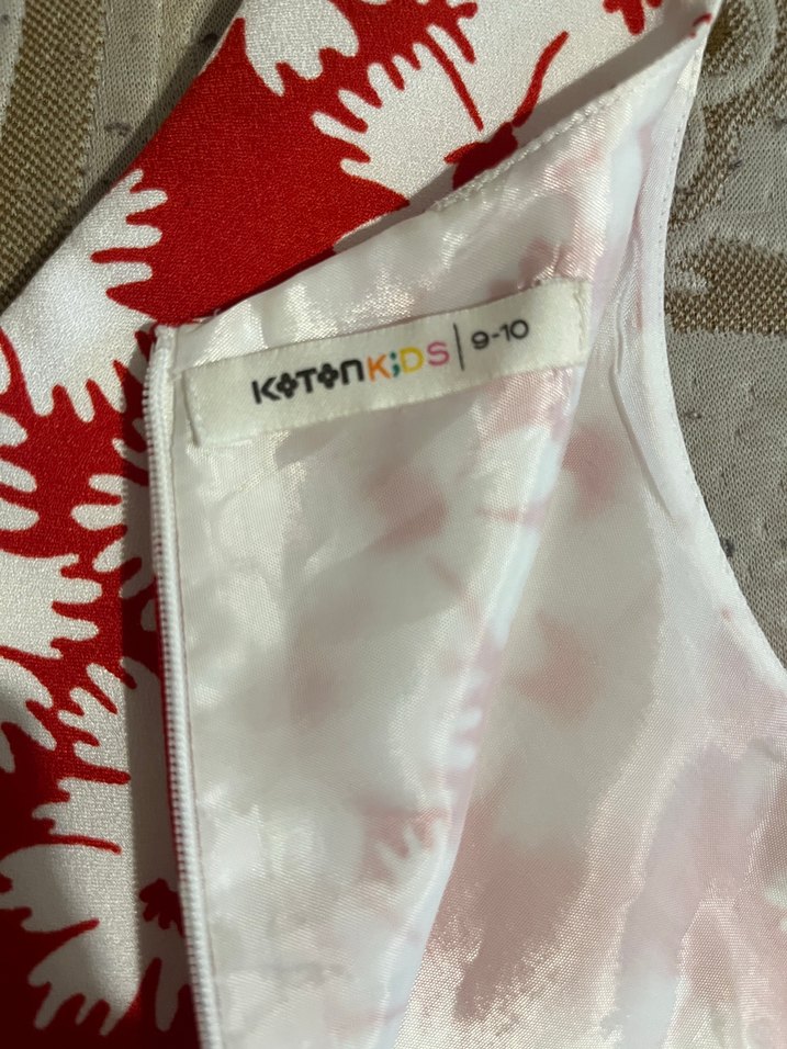 Koton Kolsuz Çiçekli Kız Çocuk Elbisesi - Görsel 3