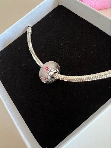 Pandora Pandora Çiçekli Murano Charm