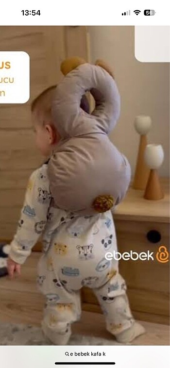 Diğer E bebek kafa koruyucu yastık