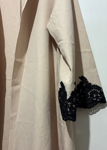 Ferace pardesü Güpür detaylı - Görsel 2