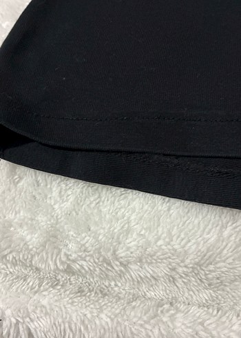 Siyah Baskılı Overce büyük beden battal boy tişört - Görsel 4