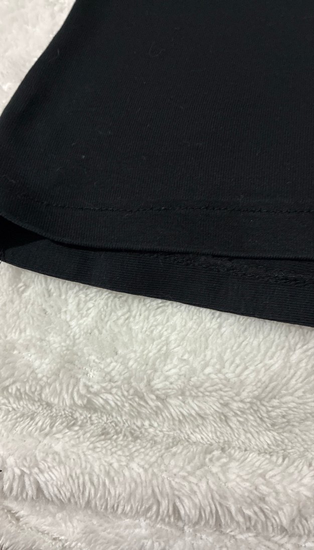 Siyah Baskılı Overce büyük beden battal boy tişört - Görsel 4