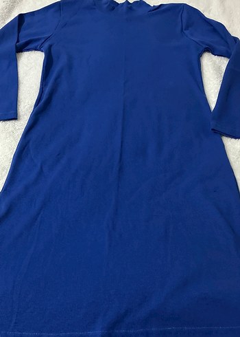 Mavi Balıkçı triko elbise - Görsel 2