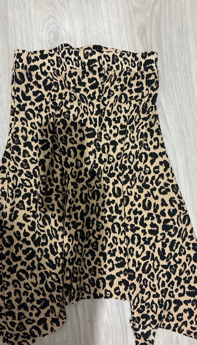 Leopar Desenli parçalı etek - Görsel 3