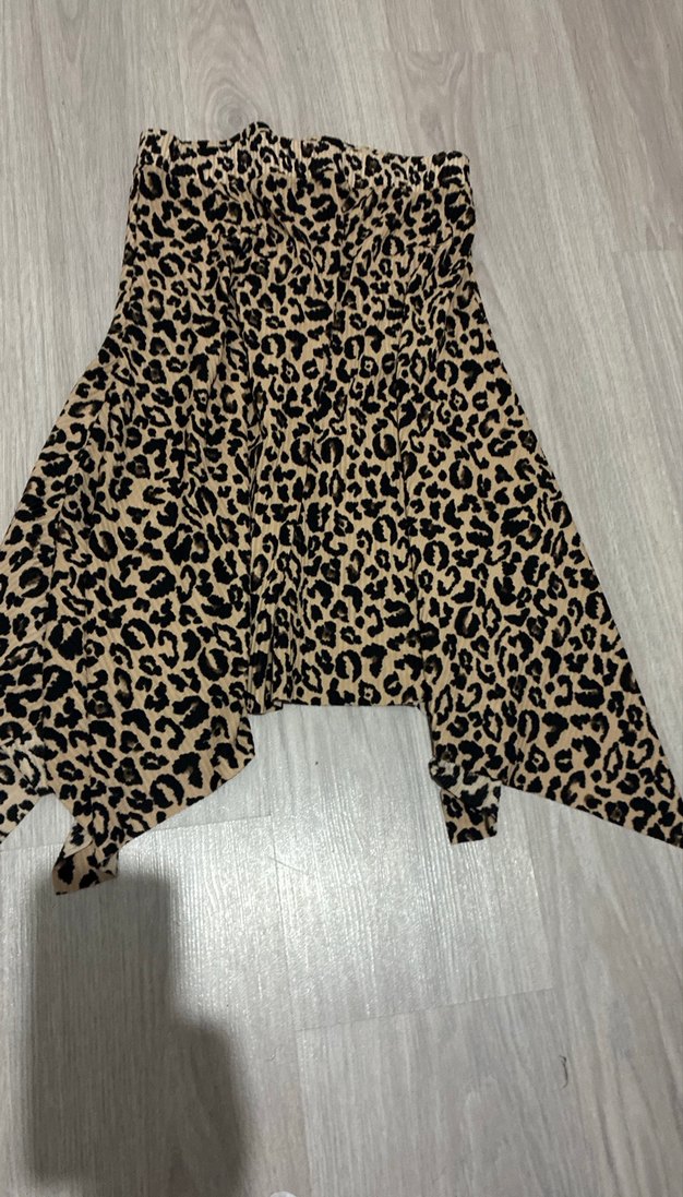 Leopar Desenli parçalı etek - Görsel 2