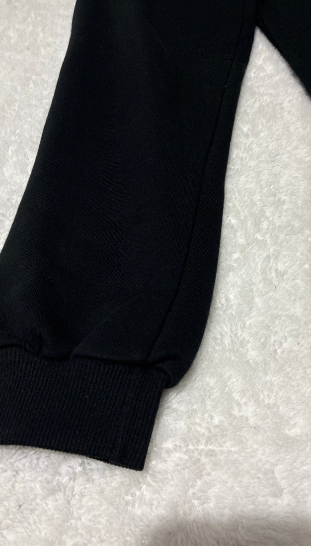 Siyah Rahat Kesim eşofman - Görsel 3