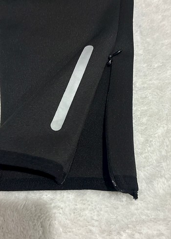 Erkek Siyah Fermuarlı Spor Eşofman Altı - Görsel 5