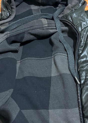 Erkek Gri Fermuarlı Sokak Stili Ceket - Görsel 3