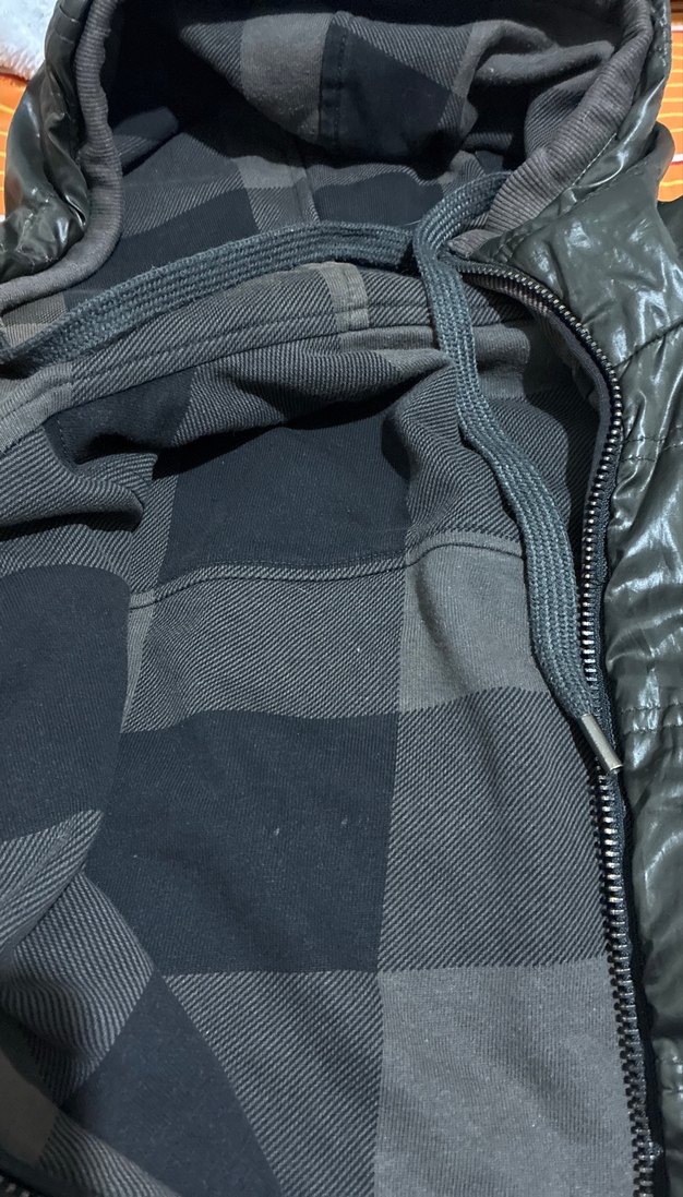 Erkek Gri Fermuarlı Sokak Stili Ceket - Görsel 3