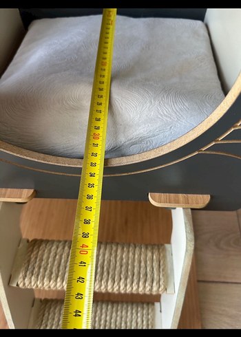 Gri Kedi Tırmalama ve Oyun Evi - Görsel 6