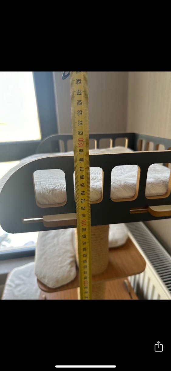 Gri Kedi Tırmalama ve Oyun Evi - Görsel 3