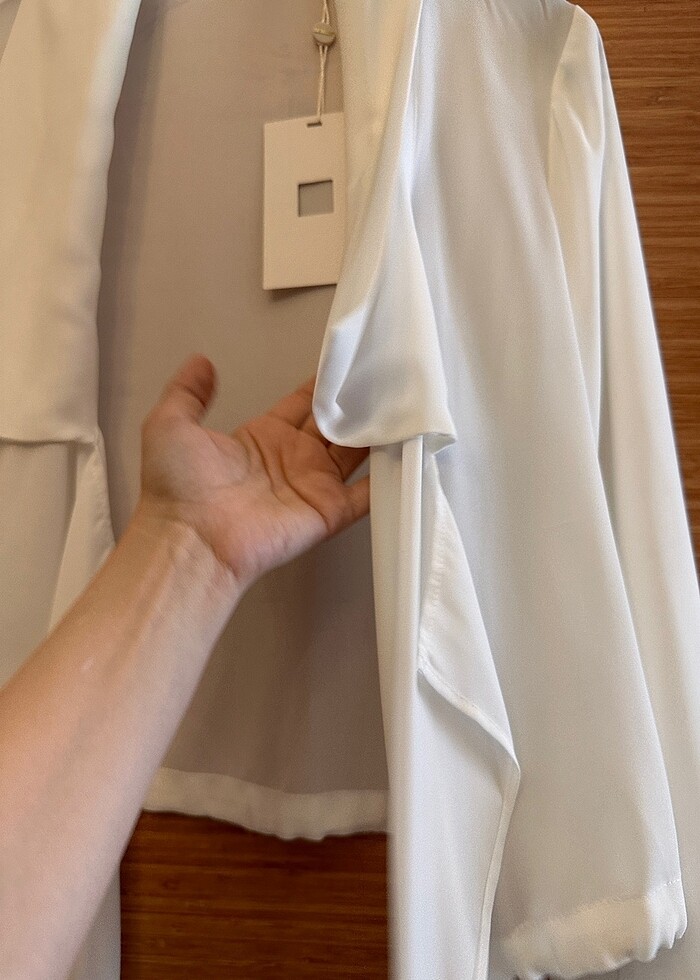 Şifon gömlek ceket - Görsel 3