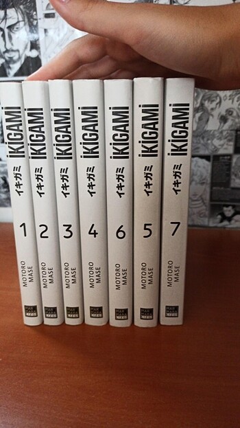 İkigami 1-7 manga kitap set