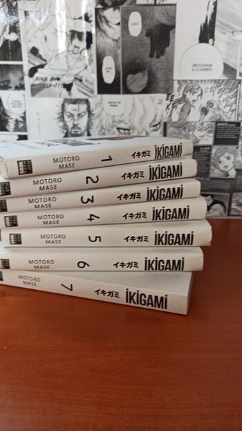  İkigami 1-7 manga kitap set