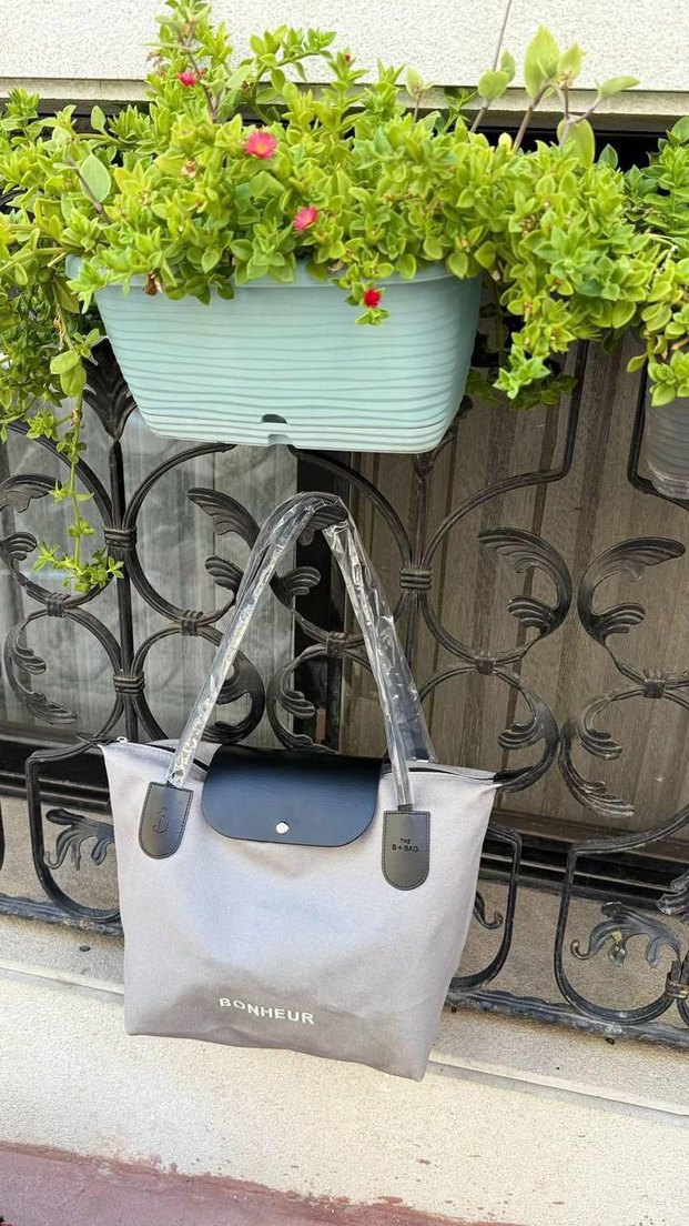 Camel Deri Kadın Tote Çanta - Görsel 2