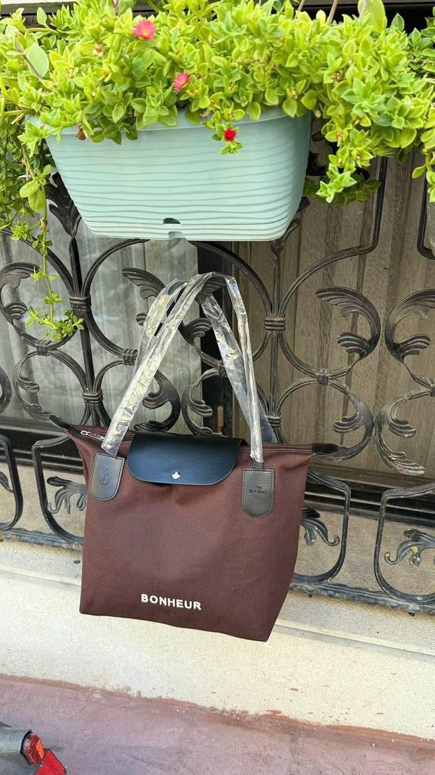 Camel Deri Kadın Tote Çanta - Görsel 4