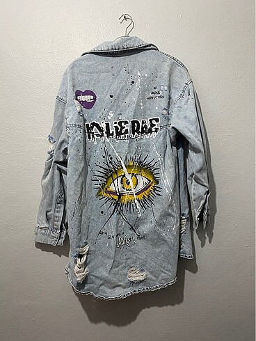 m Beden mavi Renk Oversize Ceket
