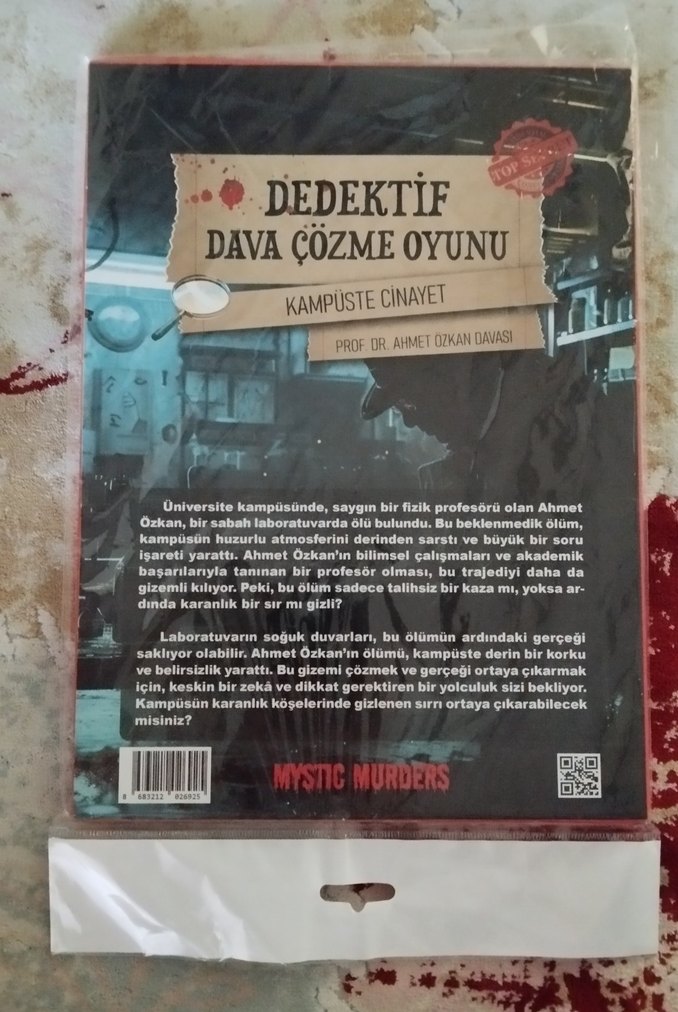 Dedektif Dava Çözme Oyunu - Kampüste Cinayet - Görsel 2