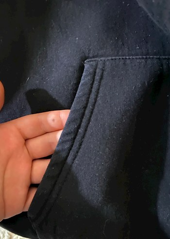 Cepli Siyah Kadın Sweatshirt - Görsel 3